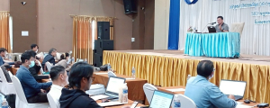 ดร.อนันท์ ชกสุริวงศ์ และดร.ธนาธิป ลิ่มนา เป็นวิทยากรอบรมหัวข้อ Basic Data Engineering and AI ณ โรงแรมธาราแกรนด์ จ.ปทุมธานี