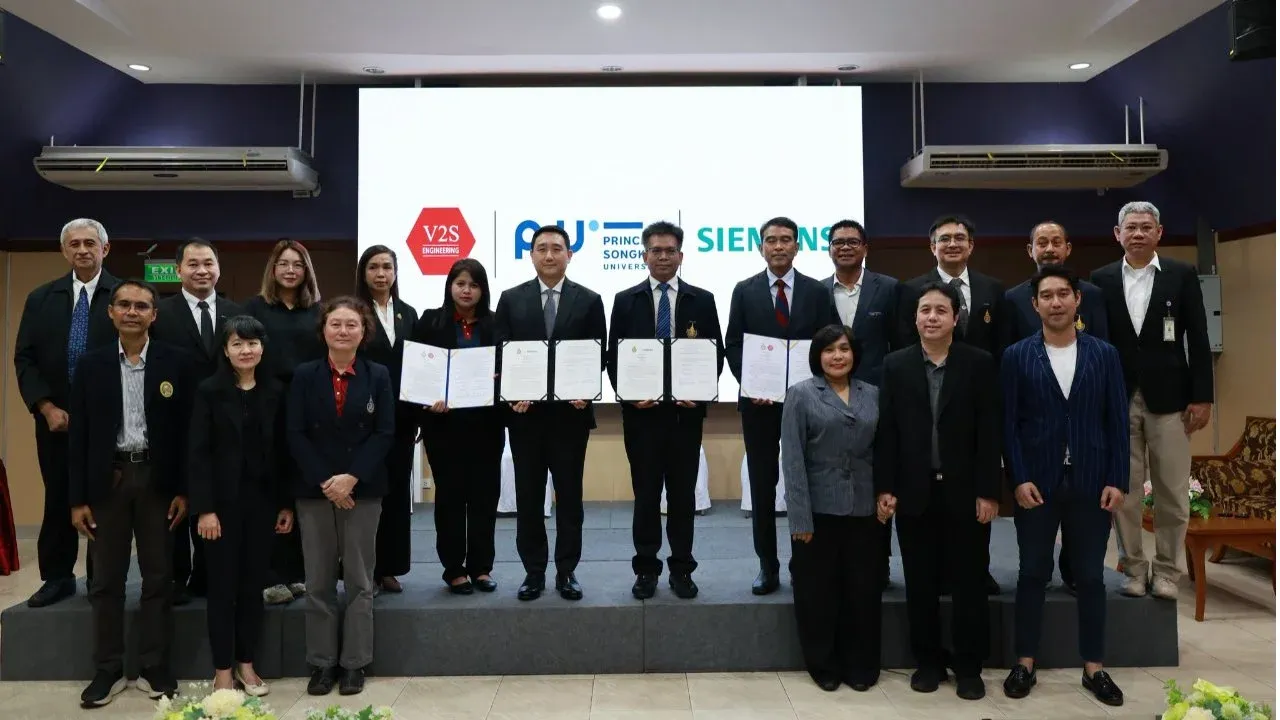 คณะวิศวกรรมศาสตร์ ลงนามบันทึกความเข้าใจทางวิชาการ (MOU) กับ บริษัท ซีเมนส์ จำกัด และ บริษัท วี ทู เอส เอ็นจิเนียริ่ง จำกัด 